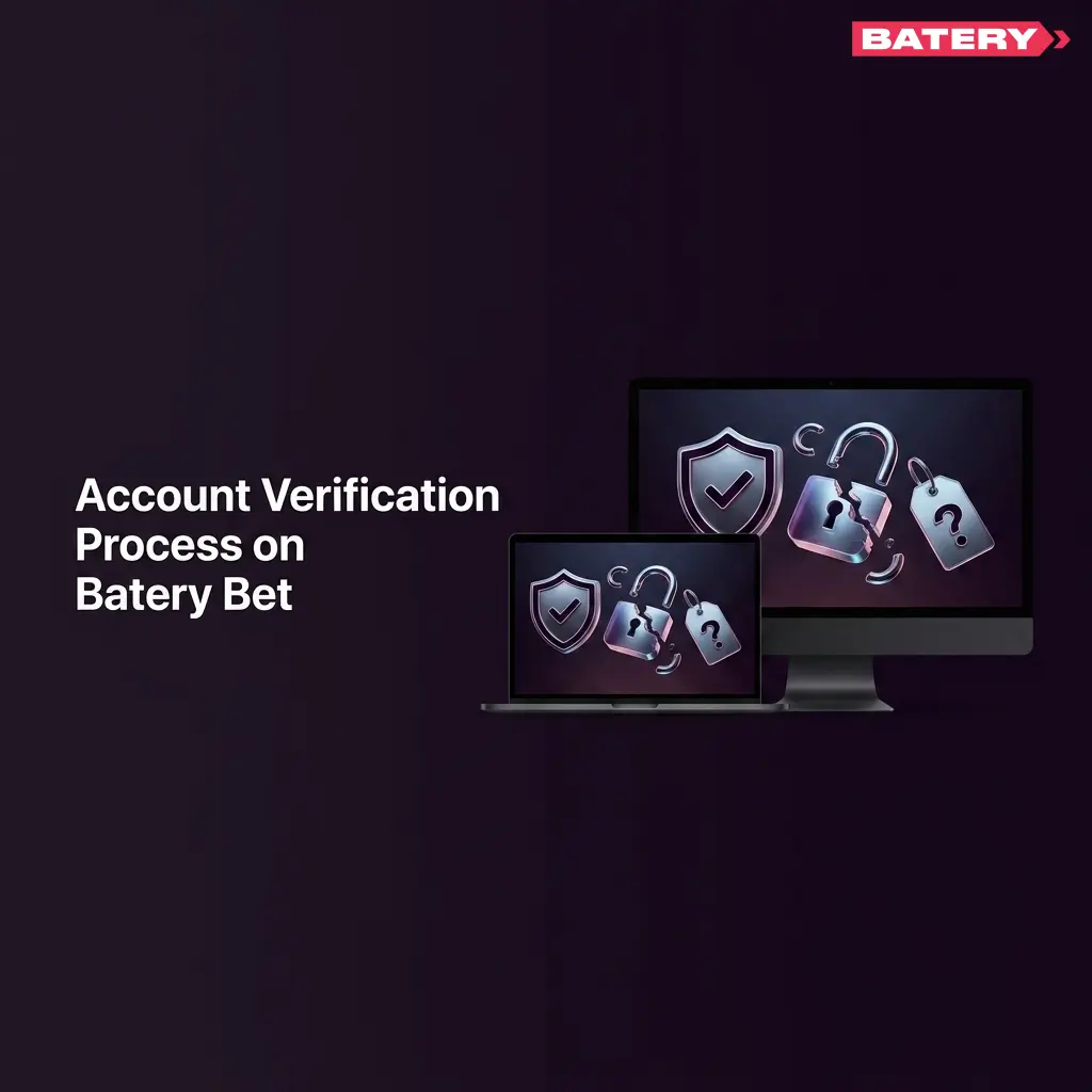Batery Bet KYC verification process showing steps to upload ID and address proof for account approval