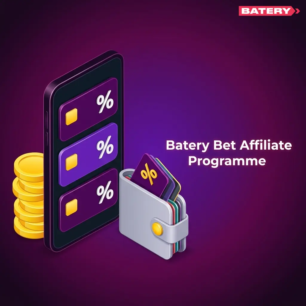 Batery Bet affiliate programme dashboard showing revenue share tracking tools for Indian market partners targeting cricket and casino