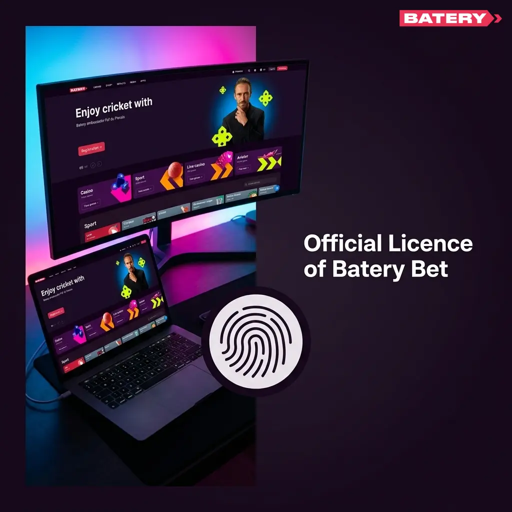 Batery Bet official Curaçao eGaming licence No. 8048/JAZ ensuring fair play and security for Indian players